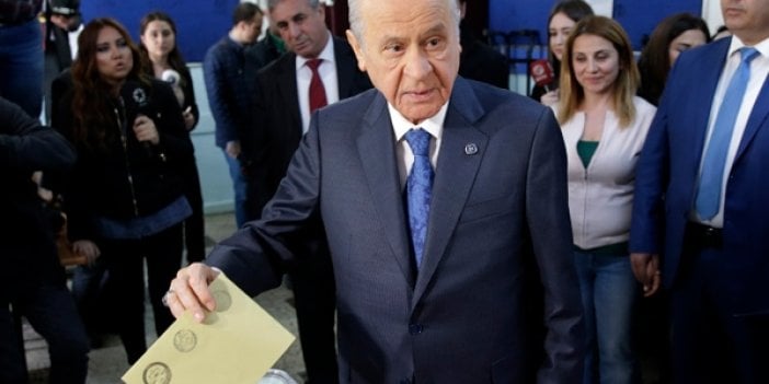 Bahçeli'nin sandığında ilginç sonuç