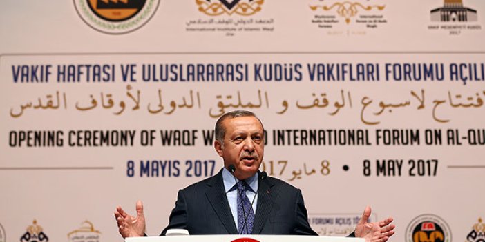 Erdoğan: Kudüs namusumuzdur