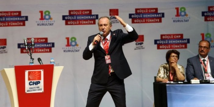 Muharrem İnce, genel başkan adaylığını açıkladı!