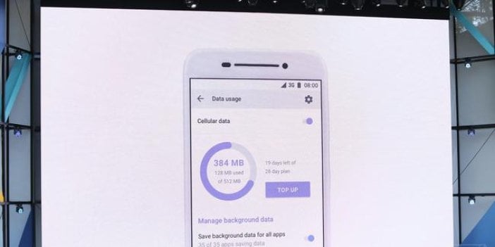 Google Android Go sürümünü duyurdu