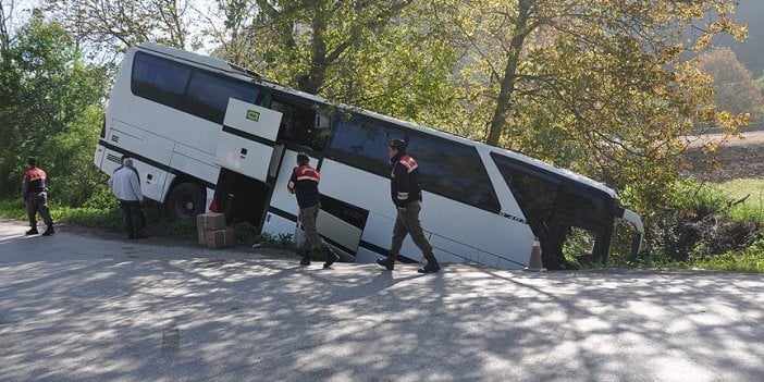 Bolu'da otobüs kazası