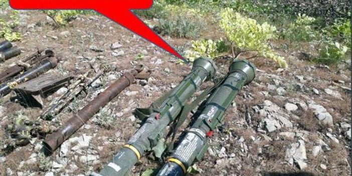 Şırnak'ta AT-4 tanksavar füzesi bulundu