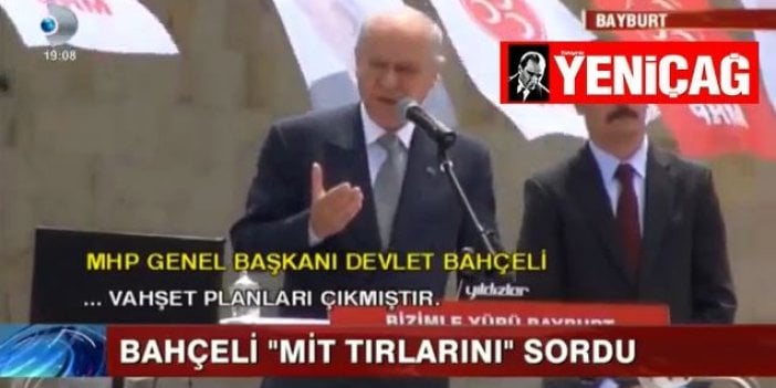 Bahçeli'nin MİT tırlarıyla ilgili sözleri tekrar gündemde