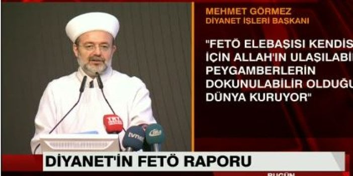 Diyanet'ten FETÖ raporu