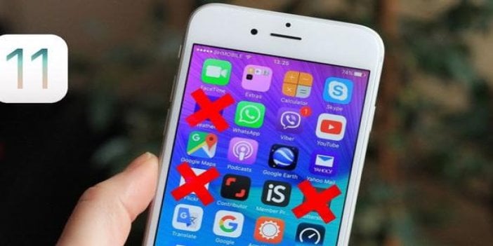 iOS 11 yüklendiğinde hangi uygulamalar artık çalışmayacak?