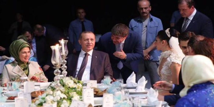 Erdoğan Milli sporcunun düğününe katıldı