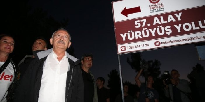 Kılıçdaroğlu'ndan 57. Alay yürüyüşü!