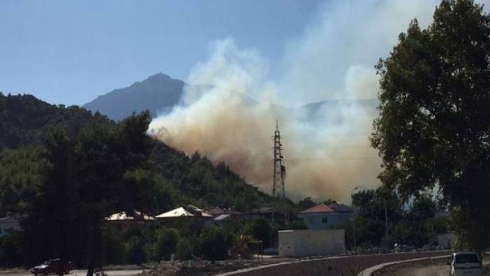 Antalya'da orman yangını (27 Ağustos 2017)