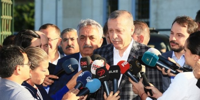 Erdoğan: "Tam anlamıyla skandal..."