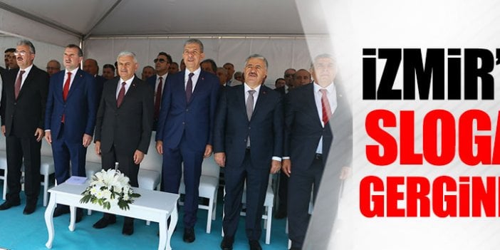 İzmir'de slogan gerginliği