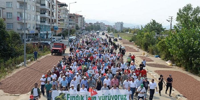 Fındık yürüyüşünde 2. gün böyle bitti