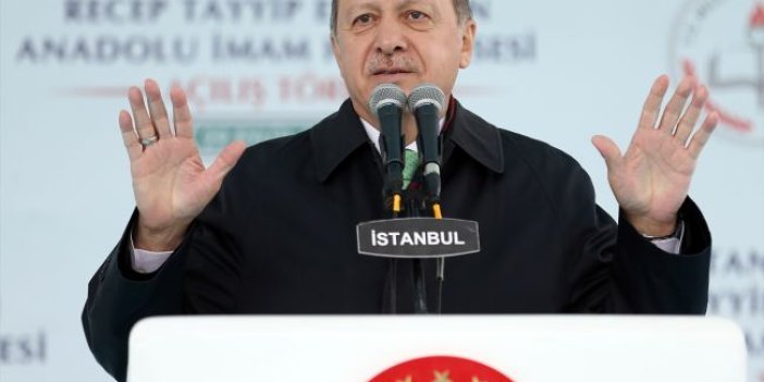 Erdoğan: "Hamdolsun, 1 milyon 300 bin İmam Hatipli var"