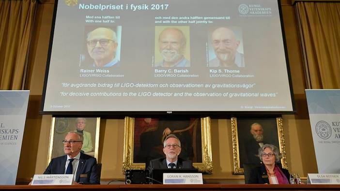 Nobel Fizik Ödülü sahiplerini buldu (03 Ekim 2017)