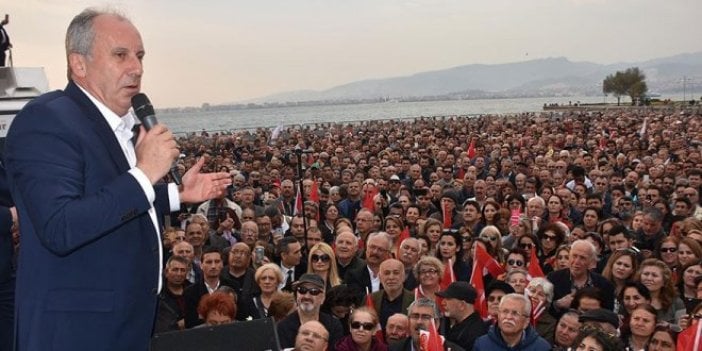 Muharrem İnce: Yakında karışacak bu çarşı