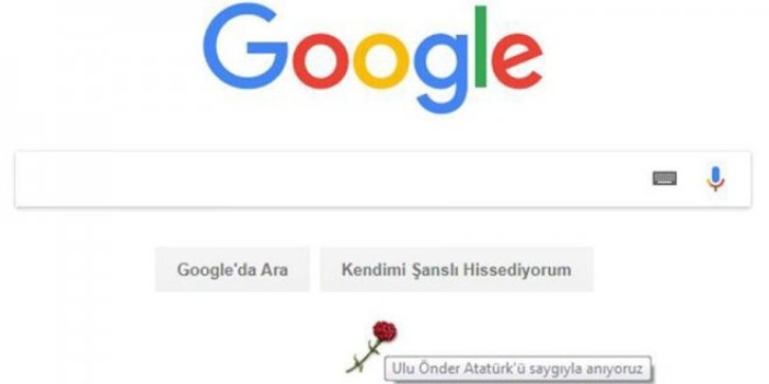 Google, 10 Kasım’ı unuttu