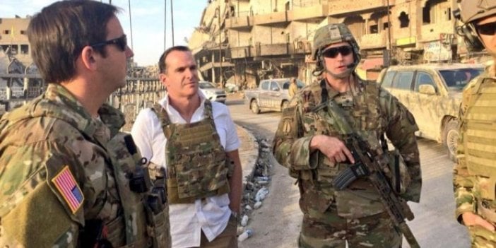 Trump'ın özel temsilcisi McGurk, Rakka'yı ziyaret etti!