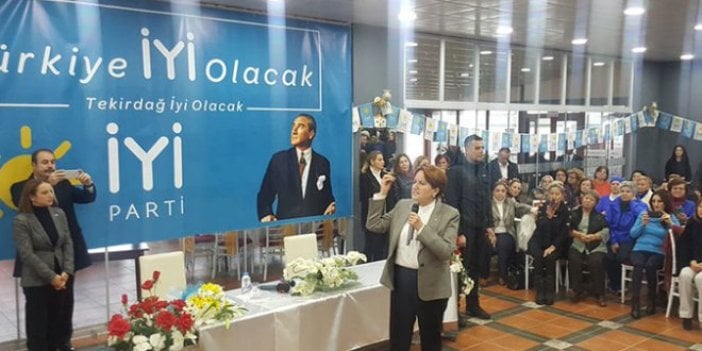 Meral Akşener: "Çaldıklarınızı geri alacağım!"