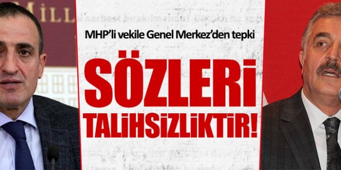 MHP Genel Sekreteri İsmet Büyükataman'dan Atila Kaya'ya tepki