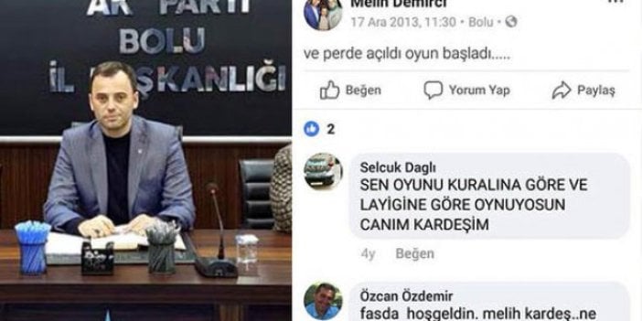 AKP'li başkan vekilinden 17 Aralık paylaşımları