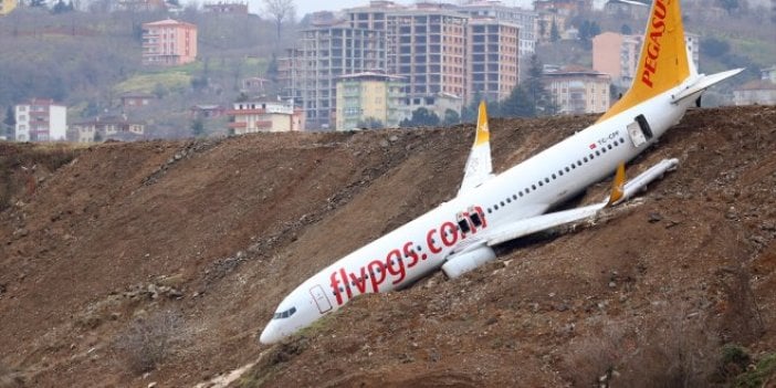 Trabzon'da pistten çıkan uçağın pilotları konuştu!