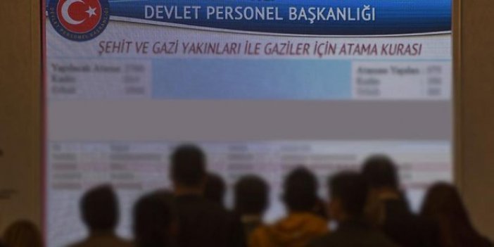 257 şehit yakını, gazi ve gazi yakınına atama