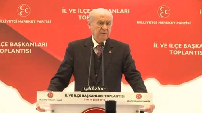 Devlet Bahçeli İYİ Parti'yi hedef aldı (10 Şubat 2018)