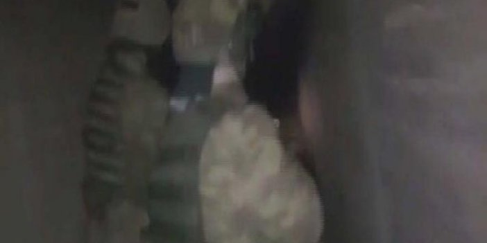 8 askerin şehit olduğu Keltepe'deki tünele böyle girildi