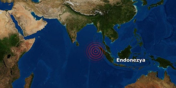 Endonezya'da 5,7 büyüklüğünde deprem