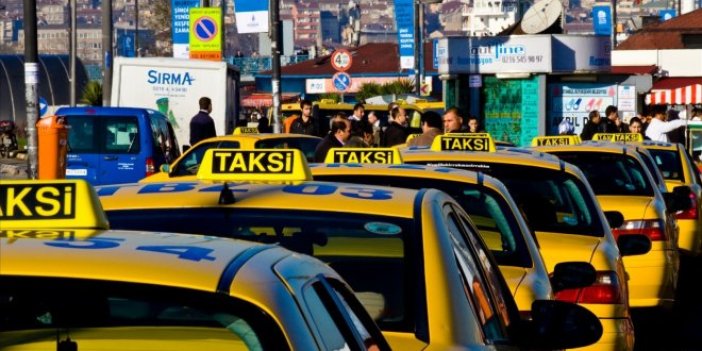 Taksi plakaları 100 bin lira birden düştü