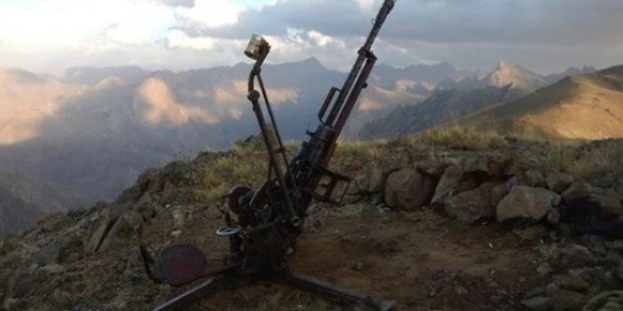 PKK'ya ait uçaksavar ele geçirildi