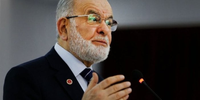 Saadet Partisi lideri Karamollaoğlu, yüzde verdi