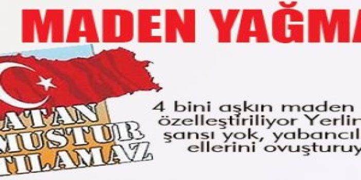 Maden yağması