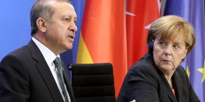 Erdoğan, Merkel ile görüştü