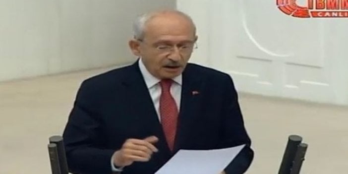 Kılıçdaroğlu konuştu Meclis karıştı