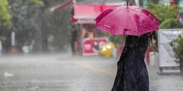 Meteorolojiden 'kuvvetli sağanak' uyarısı