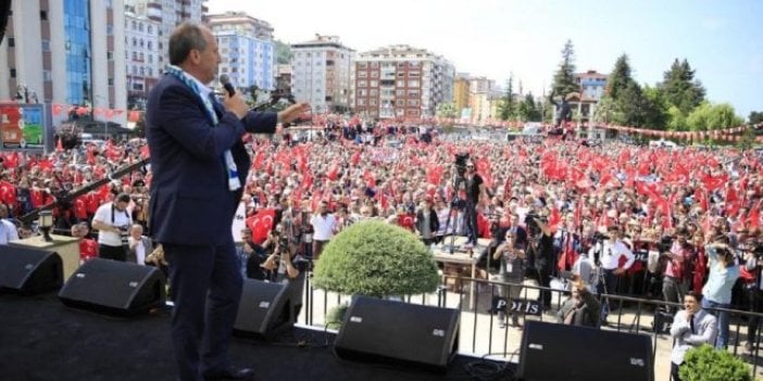 Muharrem İnce Rize'de konuştu