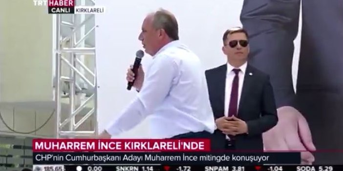 Muharrem İnce yayınında TRT'ye büyük şok