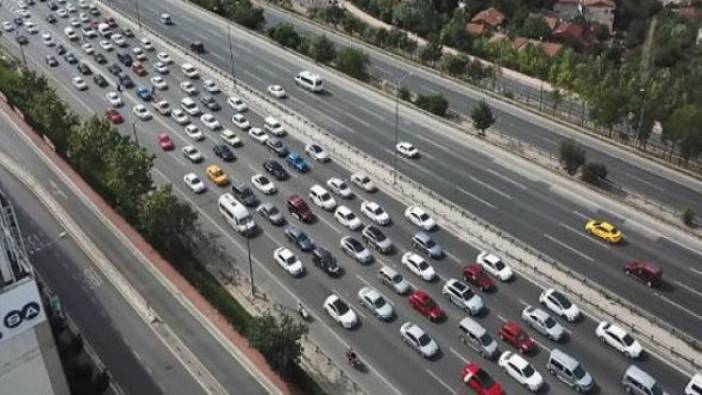 İstanbul'da trafik yoğunluğu (15 Haziran 2018)