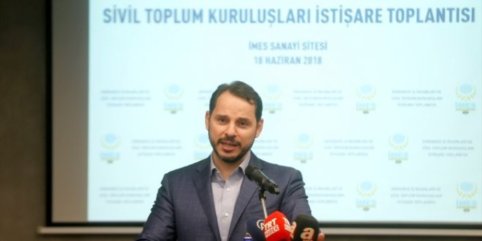 Berat Albayrak'tan ilginç açıklama