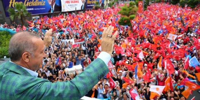 Erdoğan'dan İnce'nin mitingine: "500 kişi yok"