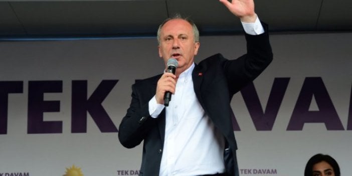 Muharrem İnce oyunu kullandı