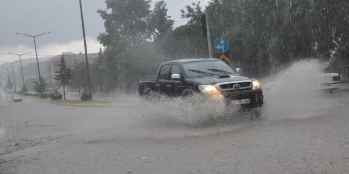 6 il için sağanak uyarısı