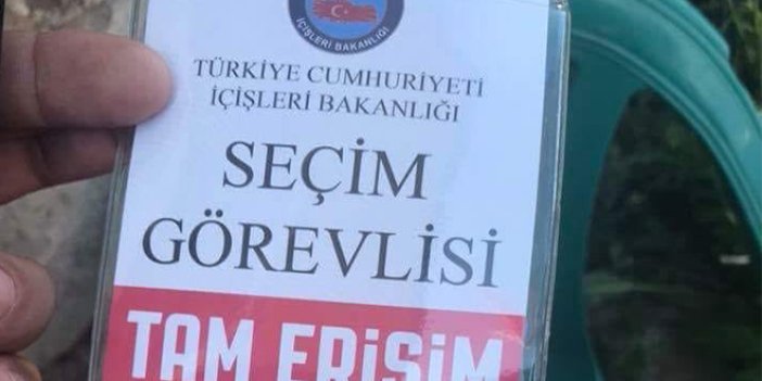 Erzurum’da sahte müşahit kartı basıldı