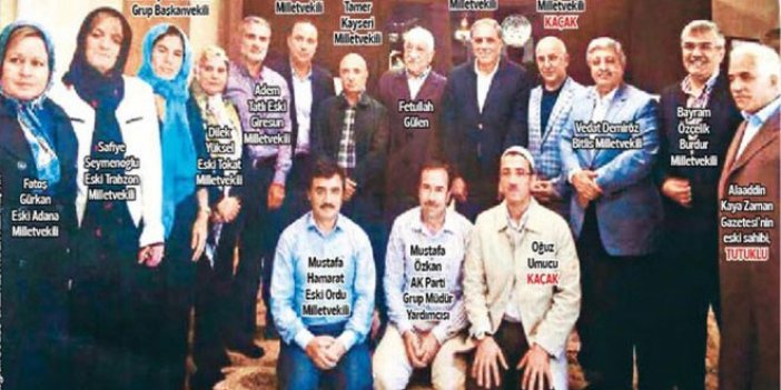 Gülen'le görüşen 5 AKP'li tekrar Meclis'te