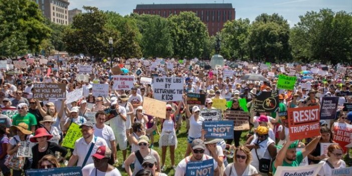 ABD’de Trump’a göçmen protestosu