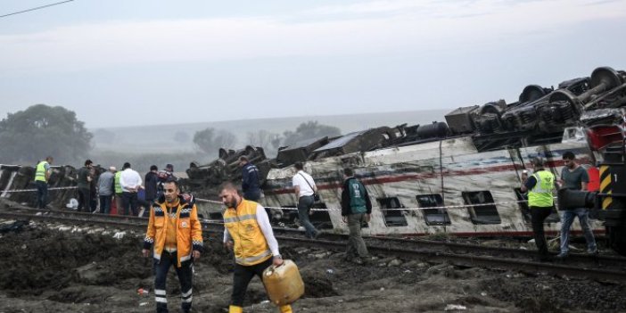 Tekirdağ’daki tren kazası ile ilgili skandal iddia