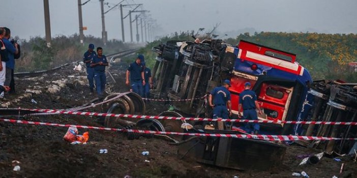 Tren kazasının ardından skandal haberler