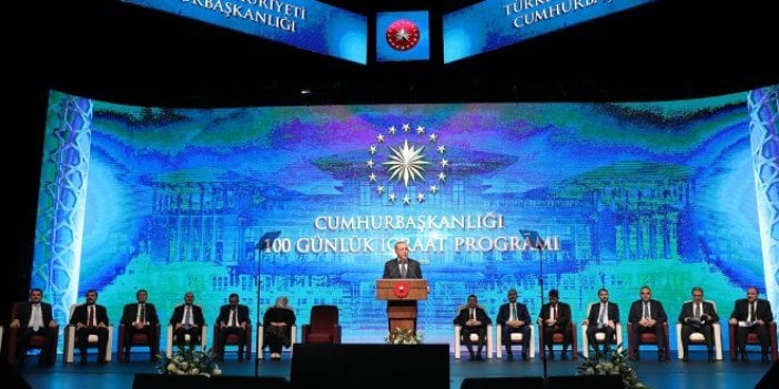 Erdoğan 100 günlük eylem planını açıkladı