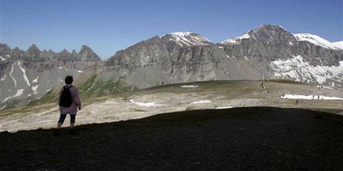 İsviçre Alpleri'nde uçak düştü