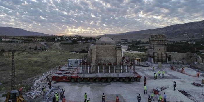 Abdullah Zaviyesi yeni yerine taşındı